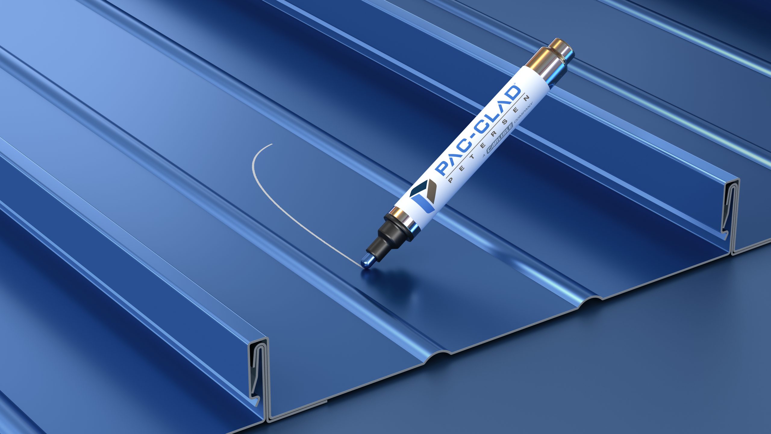 Paint pen perfect for touch-up work on PAC-CLAD metal panels